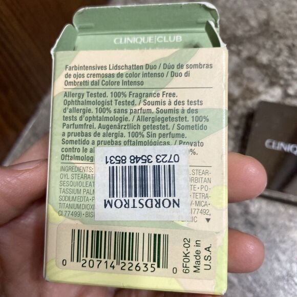 Clinique Colour Surge .07oz 102 Beach Plum Eye Shadow Duo Original Formula - Picture 3 of 4